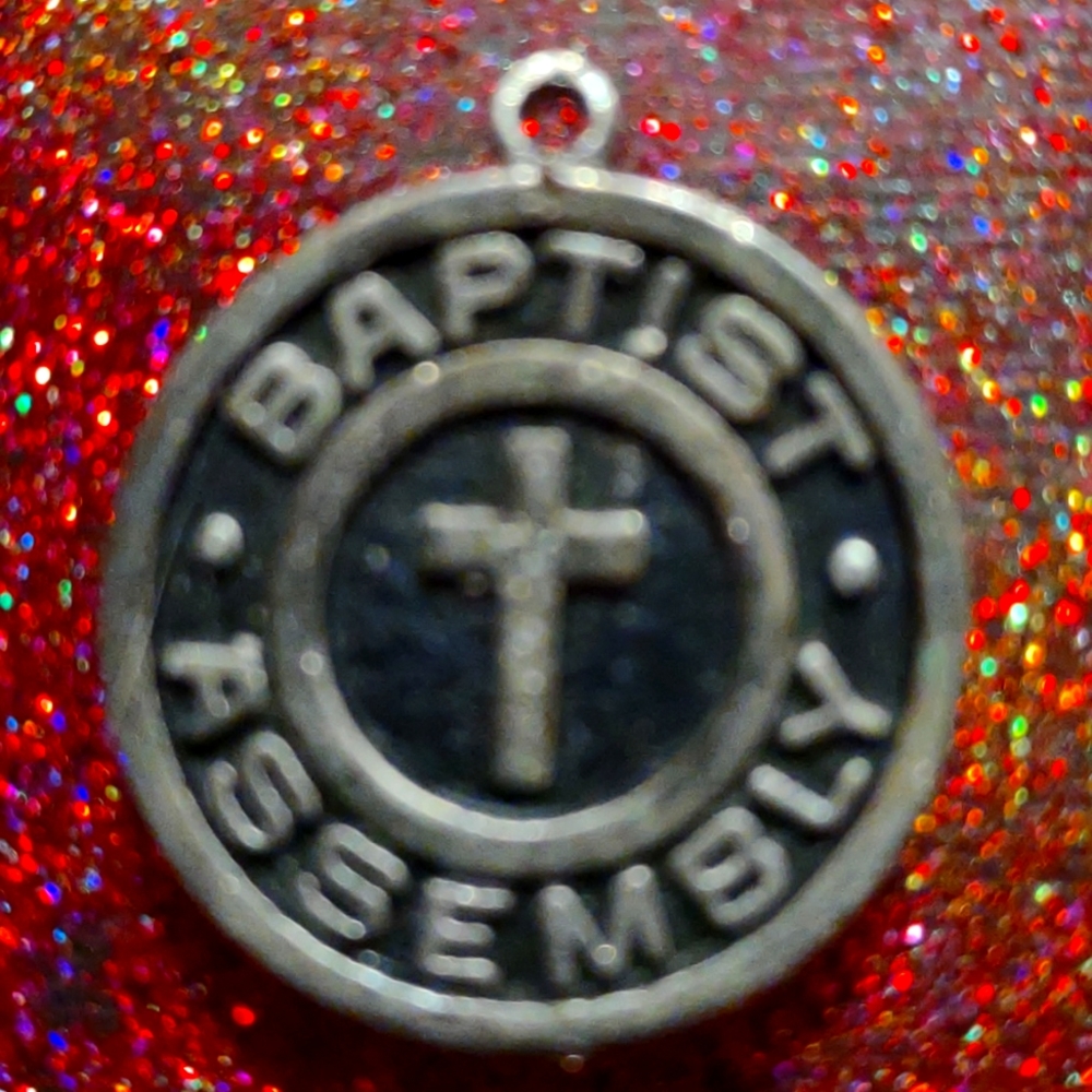 Vintage Baptist assembly pendant